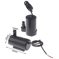 Petite pompe à eau submersible DC 3V, mini pompe à eau horizontale, disponible en 4,5V/5V/6V