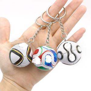 Feihong 2026 Championnat du Monde de Football Simulation Mini Ballon de Football en Cuir PU Porte-clés Pendentif Souvenir Boîte Cadeau Logo Imprimé - Product Image 1