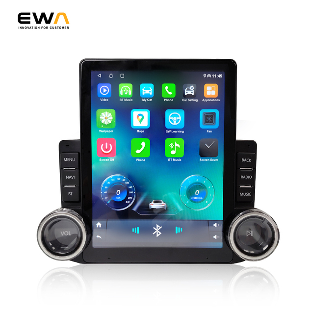 Android 9.7/10.1-Inch Dual-Knob Large-Screen Navigation &Split Screen Car Radio 2K Android Car Dvd Player with Screen and Camera