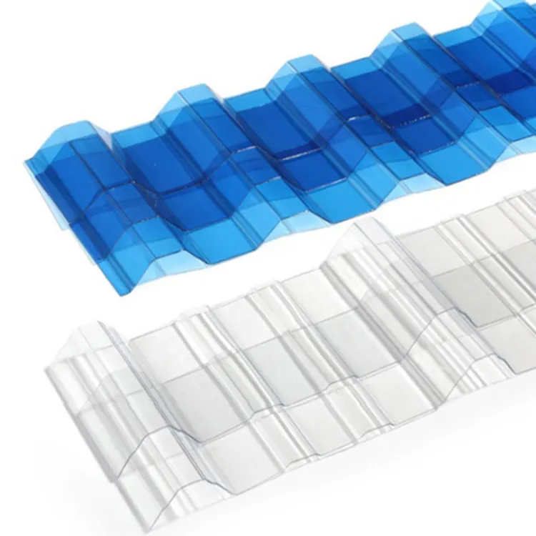 Usine de fabrication de feuilles de toiture en polycarbonate flexible de haute qualité pour serre Bayer