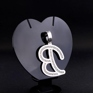 Elegant Gold Plated Fashion Pendant with Silver Tone Finish and Sparkling Charm Design for Trendsetters - Product Image 2