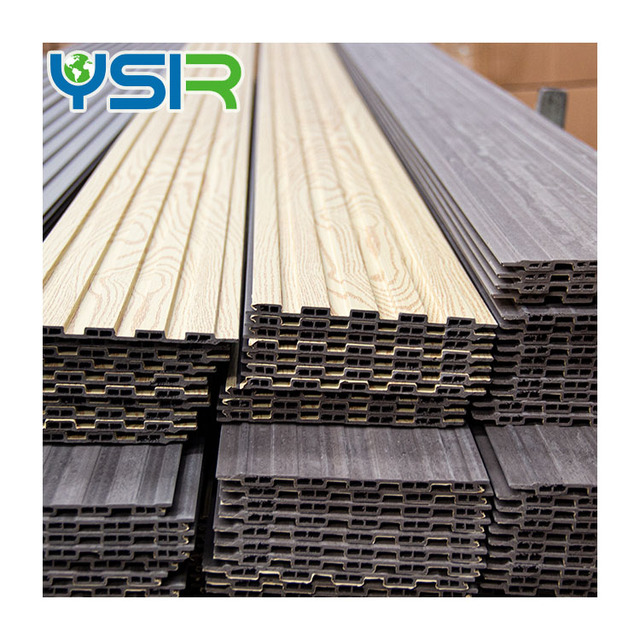 Wpc Cladding for Indoor Decoration    Wood Grain Wood Plastic Composite Wall Panel