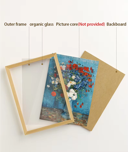 Cornici in Legno Personalizzate all'Ingrosso con <span class=keywords><strong>Stampa</strong></span> UV per Decorazione Murale, Opzioni per Cornici Fotografiche per Eventi e Regali - Product Image 3