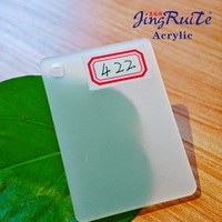 Feuille acrylique verte fluorescente résistante aux chocs Jingruite professionnelle, épaisseur de 1 à 300 mm, taille 8 pieds * 4 pieds