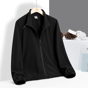 Ropa de Protección Solar para Parejas 2025, Chaqueta Deportiva sin Cuello para Hombre, Talla Grande, Cómoda, Transpirable y Agradable al Tacto - Product Image 2