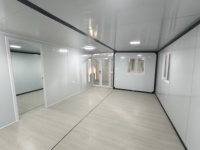 Maison préfabriquée en acier pliable de 40 pieds, extensible, luxueuse, facile à installer, maison modulaire mobile pour camping et complexe hôtelier