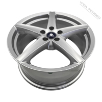 Rueda Deportiva Forjada de Alta Calidad, 5 Radios, Aleación, ET Personalizado para Honda Civic, Toyota Corolla, SAAB 93 95, Subaru WRX, Ford Mustang