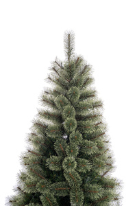 Arbre de Noël artificiel en métal vert foncé de luxe de 90 "985 pointes aiguille de pin PVC avec 290 lumières debout - Product Image 3