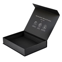 Boîte en carton carrée portable haut de gamme personnalisée avec insert en mousse EVA et gaufrage pour emballage cadeau