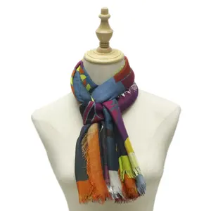 Best Sale Winter Warm Unique Custom Color big wool scarf