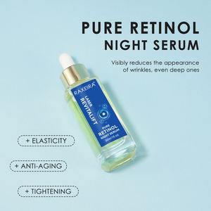 Venta al por mayor suero de retinol ordinario antienvejecimiento antiarrugas cuidado de la piel suero de retinol vegano con ácido hialurónico y colágeno - Product Image 2