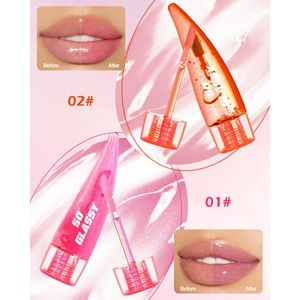 Brillo Labial con Cambio de Color de <span class=keywords><strong>Aloe</strong></span> <span class=keywords><strong>Vera</strong></span>, Aceite Labial con Color - 2 Piezas, Set de Regalo de Lápiz Labial Mágico con Cambio de Color, Hidratante y Transparente - Product Image 5
