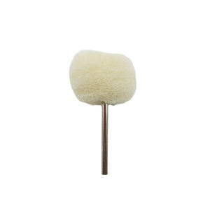 Roues de polissage en <span class=keywords><strong>feutre</strong></span> de laine de 3 mm, <span class=keywords><strong>brosse</strong></span> à polir le métal, accessoires pour outils rotatifs, mini tête de meulage en laine - Product Image 2