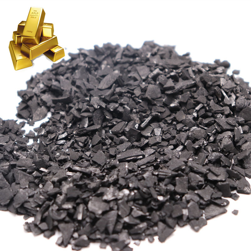 8*16 granulaire de Charbon actif de Coquille de noix de Coco Pour L'extraction de L'or