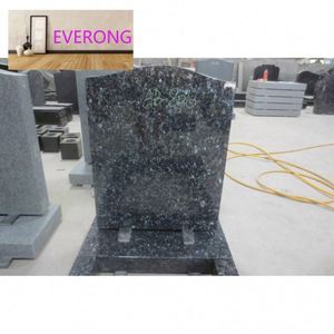 EVERONG простой дизайн черный гранит дешевый вертикальный американский стиль надгробие и памятники - Product Image 4