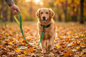 Ensemble collier et laisse pour chien NOVIPET en PVC imperméable, robuste, avec boucle à dégagement rapide, durable, doux, réglable, pour la promenade et l'entraînement des animaux de compagnie - Product Image 6