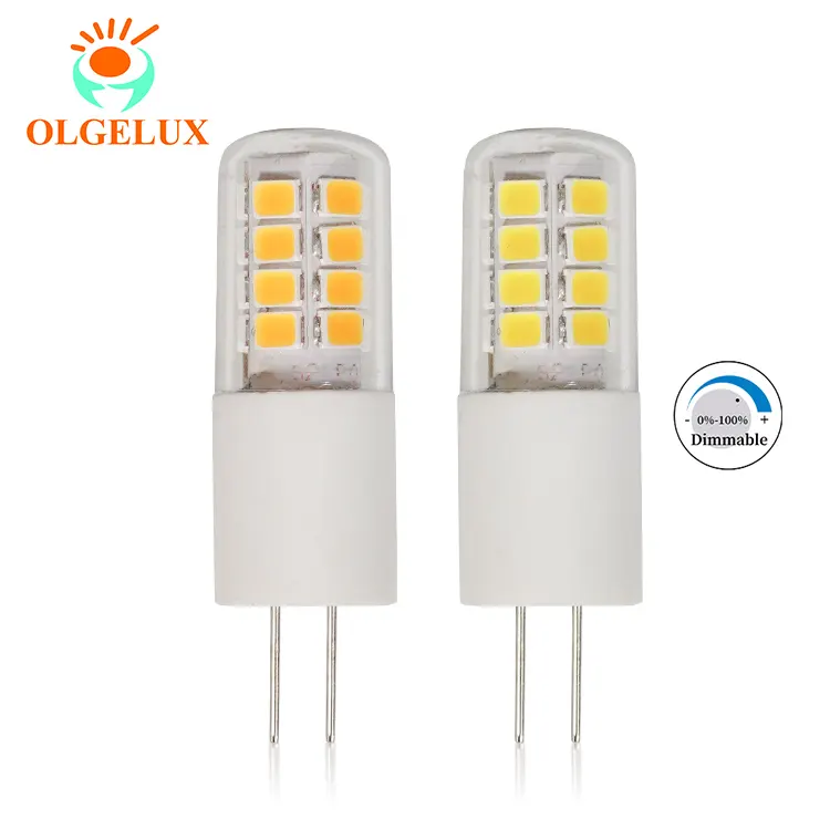 G4 Led Dimmable Dc 12v 3w Led Bulb Factory No Flicker Bulb Light