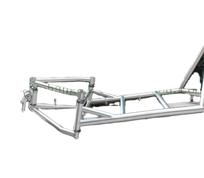 Titanium detachable cargo bike frame Customized in new design titan with coupler
