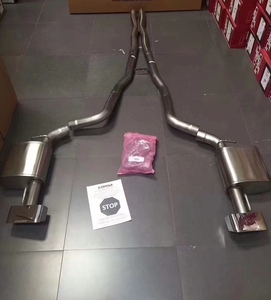 Sistema de Escape Valvetronic para Dodge Challenger <span class=keywords><strong>Scat</strong></span> Pack 6.4L V8, Silenciador con Válvula, Alto Rendimiento, Acero Inoxidable 304 SYPES - Product Image 1