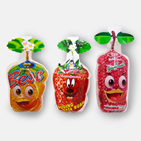 Pochettes jetables pour boissons en PET/PE non tissé de 100 ml, impression par gravure, thermoscellage par injection pour sodas et jus