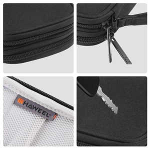 Sac de rangement de voyage personnalisé pour accessoires <span class=keywords><strong>électronique</strong></span>s, batterie externe, câble de chargeur, téléphone portable, écouteurs, double couche - Product Image 4