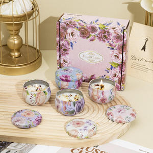 Candela Aromaterapica di Lusso in Cera di <span class=keywords><strong>Soia</strong></span> con Fiori Secchi - Bomboniere per Matrimoni, Regali di Compleanno, Uso Interno, Personalizzazione Disponibile, Vendita all'Ingrosso - Product Image 2