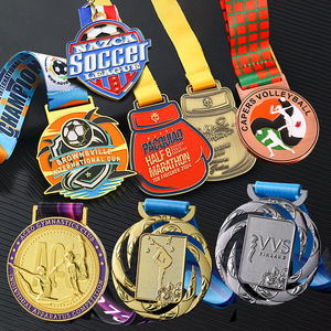 Medalla personalizada Esmalte Aleación de zinc Logotipo de metal Premio Medallas deportivas 2d 3D Navidad Correr Bádminton Fútbol Medallas de <span class=keywords><strong>tenis</strong></span> de <span class=keywords><strong>mesa</strong></span> - Product Image 5
