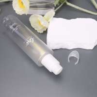 Bouteille en verre vide en gros pour emballage cosmétique, logo personnalisé, 150 ml, bouchon à vis, finition dépolie, pour toner, avec impression sérigraphiée