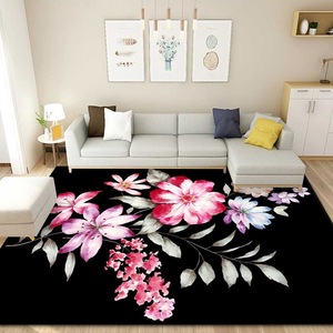 Crystal Velvet Decorative Carpet, Anti-Slip Cushioned, Machine Washable, Living Room Bathroom Kitchen <strong>Bedroom</strong> Entrance Floor <strong>Mat</strong> - Product Image 5
