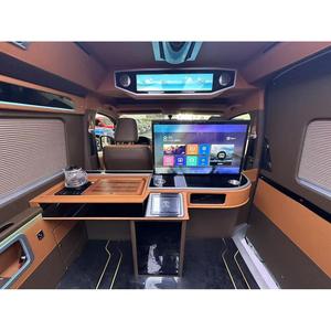 Décoration intérieure de voiture 2025 Toyota Hiace Coummuter Business Van Interior Upgrade avec <span class=keywords><strong>table</strong></span> <span class=keywords><strong>pliante</strong></span> électrique - Product Image 2