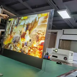 2022 Defi Rear type 85%super transparent self-adhesive holographic projection film is used in glass Windows