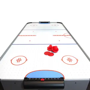 Fabriek Groothandel Mdf 7ft E-SCORER Elektrische Air Hockey Power Hockey Tafel Indoor Games