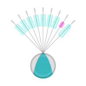 Aohu Silicone <b>Space</b> Beans <b>Light</b> Green Bean Shape Anti-Tangle Fishing Tackle Accessories - Product Image 3