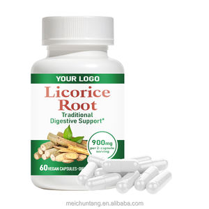 Organik Meyan Kökü Ekstresi 900mg Kapsüller Sindirim ve Bağışıklık Sistemini Destekleyen Doğal Bitkisel Takviye 60 Vegan Kapsül - Product Image 2