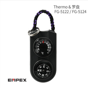 EmpeX Thermo Compass FG-5122 FG-5124 Sensor de Temperatura Compacto de Alta Precisión para Montañismo con Asa de Cuerda - Product Image 3
