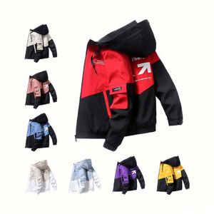 Design Men's Lightweight Slim Parka Printed Winter <b>Jacket</b> with Hood Wholesale Popular Fashion Outwear Zipper Closure - Product Image 5