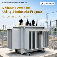 Transformateur de puissance triphasé immergé dans l'huile 10kVA-50000kVA 35kV 400V 50Hz 60Hz ONAN à enroulement cuivre-aluminium Fournisseur en gros