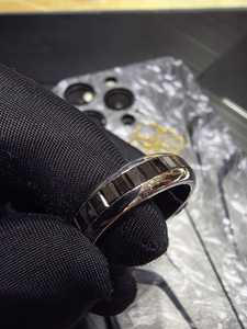 Anillo de Diamantes de Platino Elegante y Sencillo, Anillo de Compromiso y Boda, Acabado Brillante, Joyería para Uso Diario, Regalo - Product Image 2