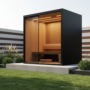 Sauna électrique moderne en bois massif, design multi-scènes, pour maison privée, hôtel commercial, <span class=keywords><strong>spa</strong></span> et bien-être - Product Image 1