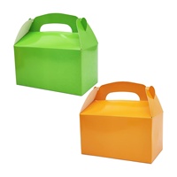 Personnalisation de la taille de gros transportant un pignon coloré cadeau mural bébé douche fête biscuit emballage grande boîte à bonbons