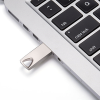 Clé USB personnalisée avec logo métallique 2.0 3.0 3.1, clé USB 4 Go 8 Go 16 Go 32 Go 64 Go, clé USB 64 Go, mini clé USB pour PC