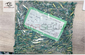 Condensateur électrolytique en aluminium 35V 25V47UF 100UF 220UF 330UF 470UF 680UF 1000UF 1500uF 2200uF 3300UF 5x11 8*12mm 10x20mm 13*20 - Product Image 2