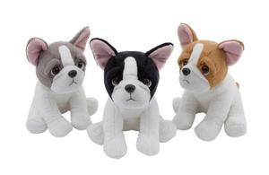 <span class=keywords><strong>Peluche</strong></span> réaliste personnalisée en forme de bouledogue français, douce et câline - Product Image 2