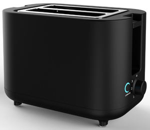 محمصة خبز سوداء من قطعتين كهربائية 2-CE/GS محمصة كهربائية 2 شريحة واسعة إضافية مدمجة تناسب أي مكان - Product Image 2