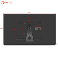 AIYOS 15.6 İnç Dijital Tabela Ekranı 2K Dokunmatik Ekran Android POE Tablet Duvara Monte Reklam Ekranı