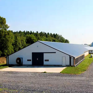 Goedkope Kippen Pluimveebedrijf Prefab Metalen Stalen Structuur Boerderij Gebouw Koe Kippen Schuur Schuur - Product Image 1