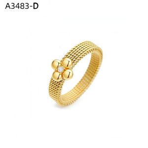Anillo de Moda con Flor A3483 para Mujer, Joyería de Alta Calidad - Product Image 2
