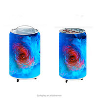 Botella de Agua Inteligente Personalizada P1.86 Gob con Pantalla LED Digital Refrigerada, Latas Publicitarias LED para Interiores y Exteriores con Pantalla