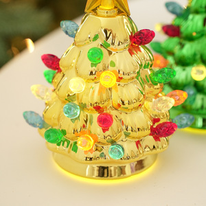 Decoraciones Navideñas 2026, Árbol <span class=keywords><strong>de</strong></span> <span class=keywords><strong>Navidad</strong></span> LED Vintage, Árbol <span class=keywords><strong>de</strong></span> <span class=keywords><strong>Navidad</strong></span> <span class=keywords><strong>de</strong></span> <span class=keywords><strong>Mesa</strong></span> con Luces LED, Bombillas Multicolores y Adorno <span class=keywords><strong>de</strong></span> Estrella - Product Image 4