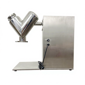 Mélangeur de poudre de type V pour laboratoire, pour granulés de poudre sèche, haute uniformité, équipement de mélange pour petites séries de R&D - Product Image 1